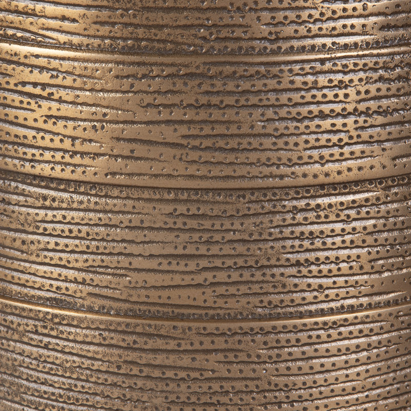 Roshika Antique Brass Accent Table