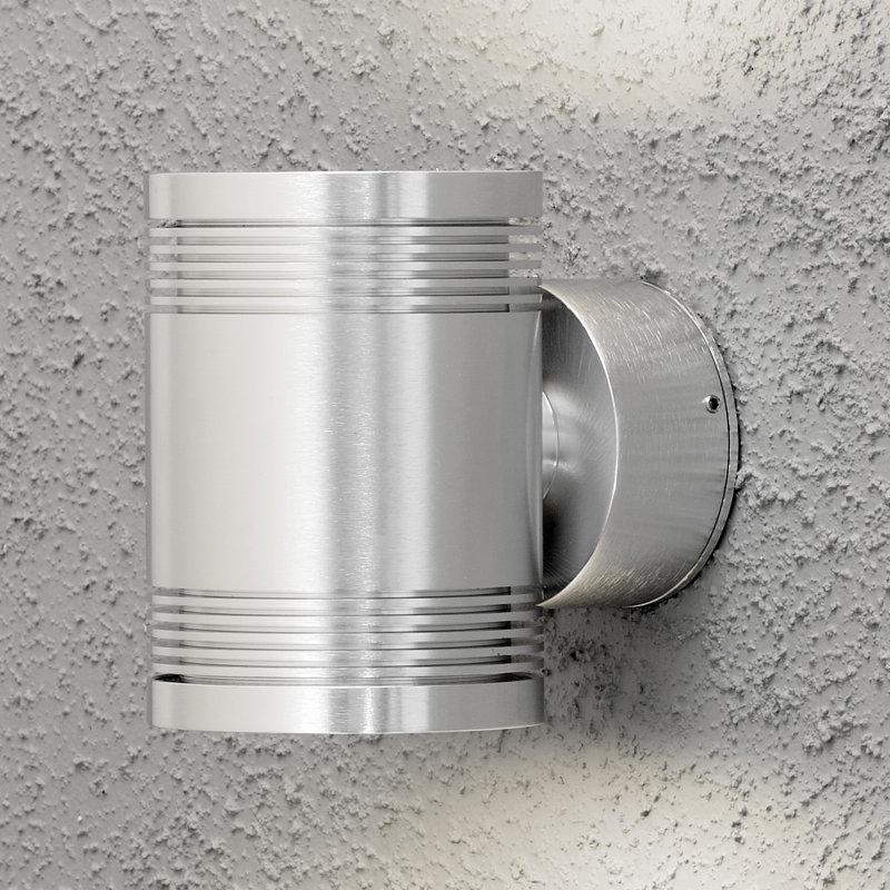 Monza Integrated LED Outdoor Armed Sconce, 14cm H x 10cm W x 12cm D