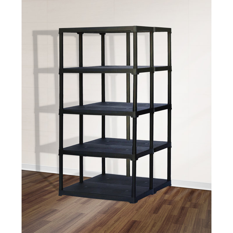 Sayer 176cm W Manufactured Wood Shelving Unit, 90cm H x 176cm W x 77.5cm D