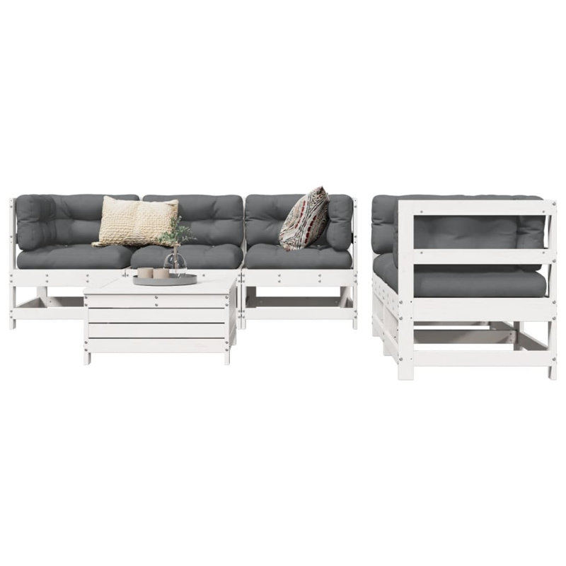 62cm Wide Patio Sofa with Cushions
