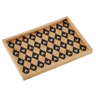 Disney Home Monochrome Serving Tray, Bamboo