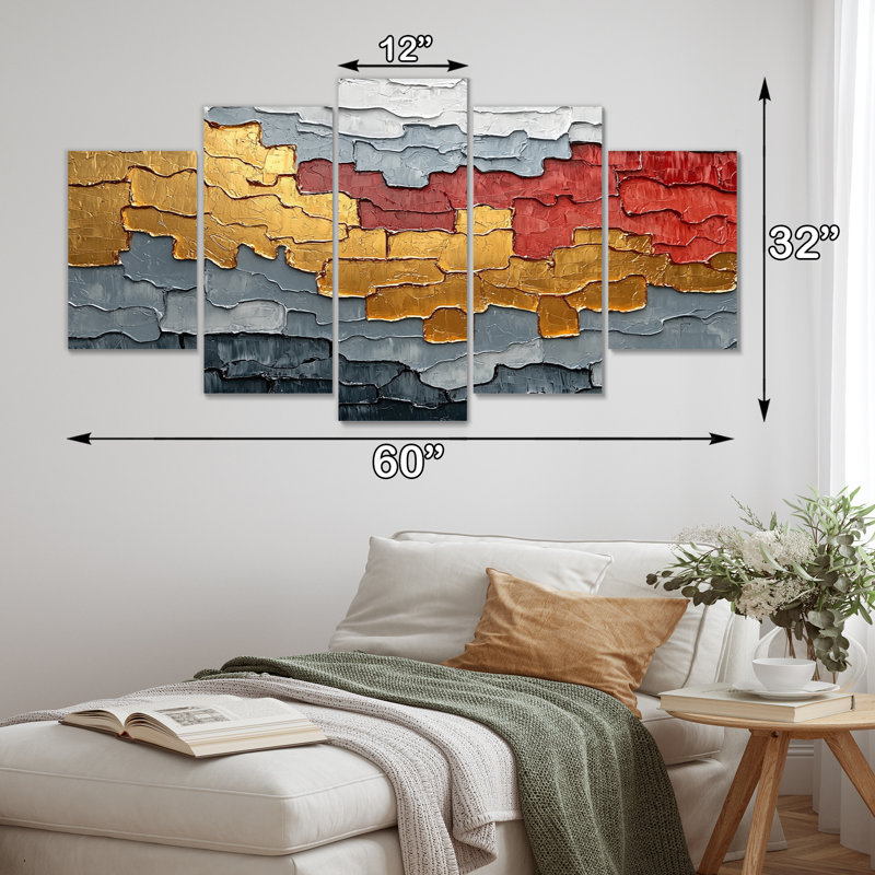 Olavarria - minimalisme art mural - ensemble d'art mural moderne