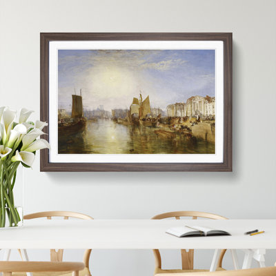 The Harbor of Dieppe by Joseph Mallord William Turner - Picture Frame Painting