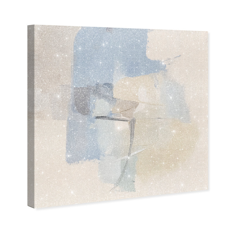 Clouded Calm II Canvas Abstract Print by Oliver Gal, Black Frame, 12 x 12, 12"H x 12"W, Canvas Unframed