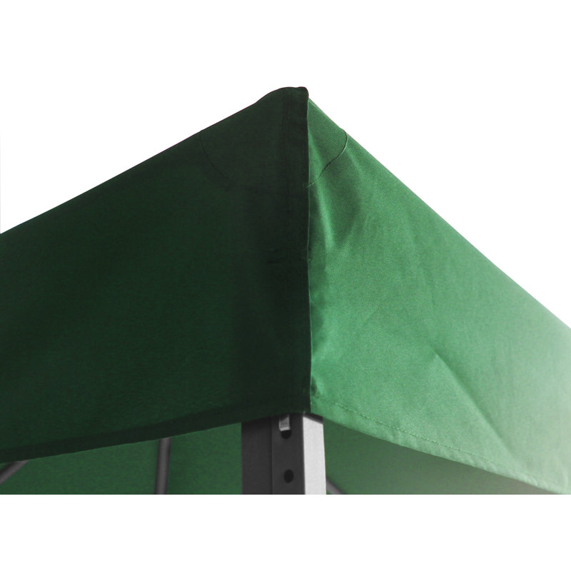 1-Tier Replacement Top Fabric for 3x3m Gazebo Pavilion Roof Canopy, Green