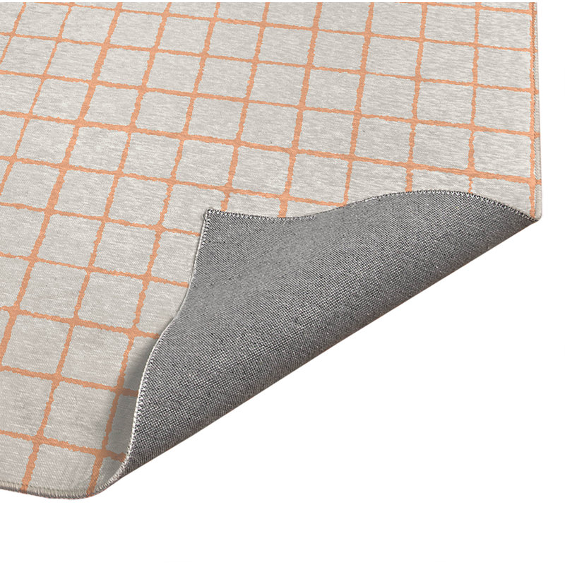 Tapis de bureau léger Rebar, L 6 pi x L 4 pi, Pêche