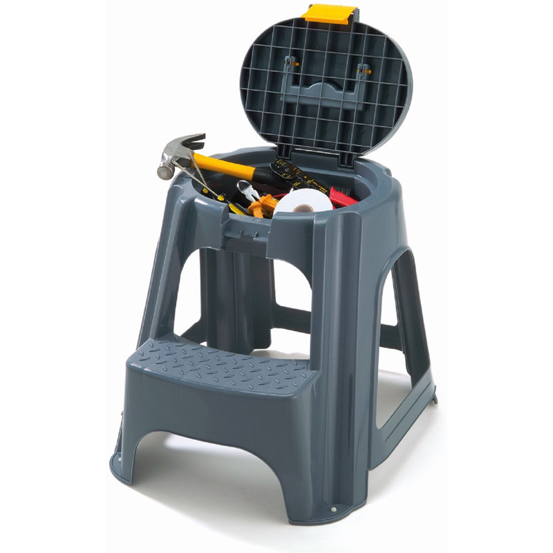Sandusky 2 - Step Plastic Lightweight Step Stool