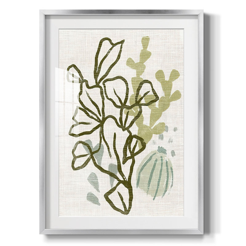 Watercolor Metric II - Toile tendue avec châssis
