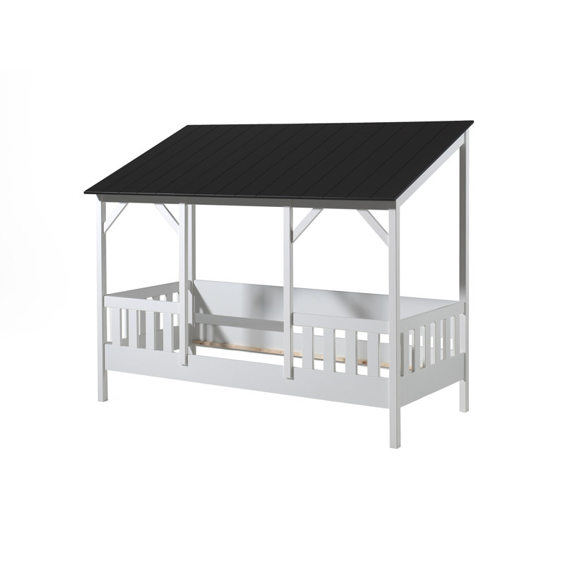 European Single (90 x 200cm) Standard Bed by Vipack, Black