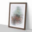 Moon over the Mountains in Italy in Abstract - Picture Frame Graphic Art Print-55725593-55725589