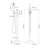 Floor Tub Spout with Diverter-93589338