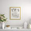 Bessler Study Neutral 14' Framed Graphic Art Print on Glass