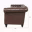 Canapé Chesterfield 84,65 po.-383387539
