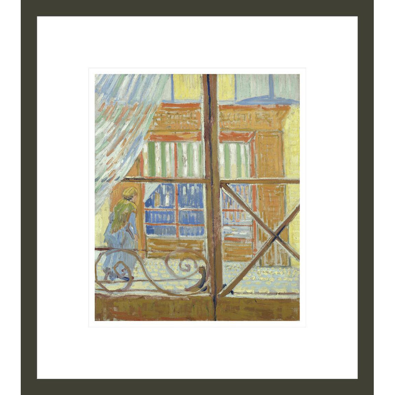 Vue d'une boucherie par Vincent van Gogh, impression giclée encadrée, H 15,37 po x l 13,75 po