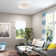 Swarthout Fabric Semi Flush Mount