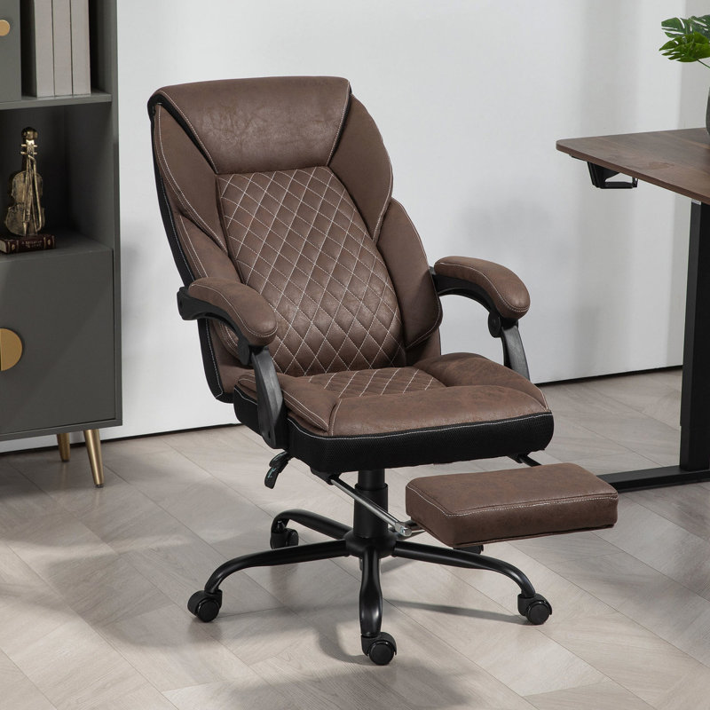Fauteuil Big and Tall en brun foncé