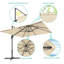 Parasol en porte-à-faux 10 x 10 pi avec base Setareh-1681161099