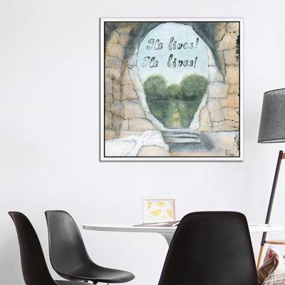 He Lives by Ashley Bradley - Painting on Canvas