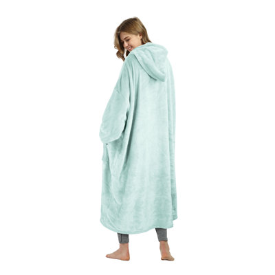 Catalonia Full Body Oversized Hoodie Sweatshirt, Extra Long Wearable Pullover with Front Pocket