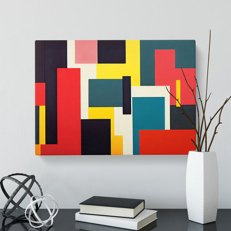 Bauhaus Abstract Vol.6 - Wrapped Canvas Print, 35cm H x 50cm W x 3cm D