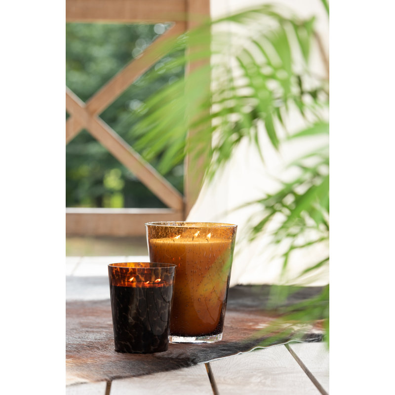 Unscented Designer Candle, Brown