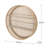 Wyat 2 Piece Circle Accent Shelf with Live Edge