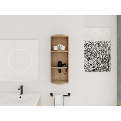 Support de rangement mural 12 po pour salle de bain