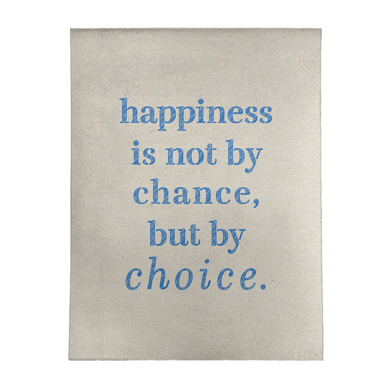 Quotes Chenille Indoor Rug, Rectangle 5' x 7'
