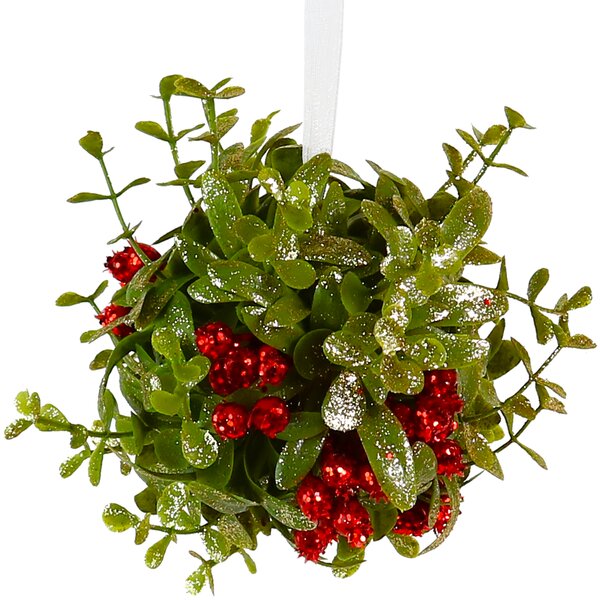 Frcolor Mistletoe Artificial Hanging Branches Picks Fake Christmas