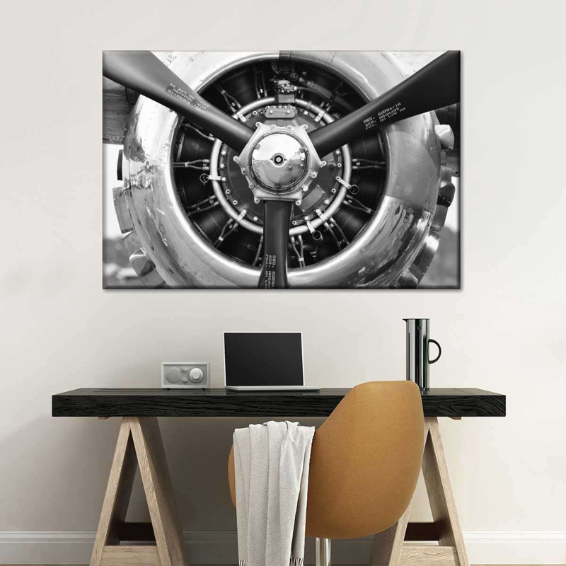 Airplane Propeller Canvas Print, 20" H x 30" W x 1.25" D