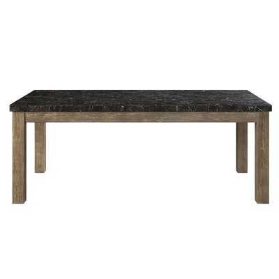 Charnell Dining Table  In Marble & Oak Finish -  Red Barrel StudioÂ®, 18AB6544C4D74E1D926C158842467803