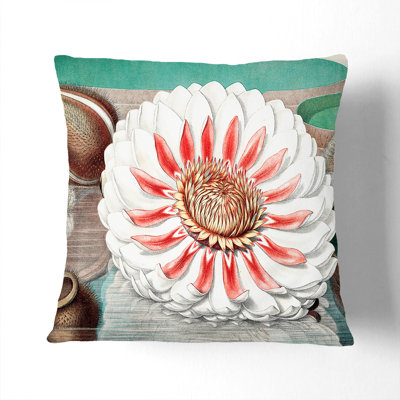 Floral Square Throw Cushion