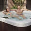 Spa carré à 90 jets pour 7 personnes à 90 jets avec ozonateur Lifesmart LS700DX-47823678