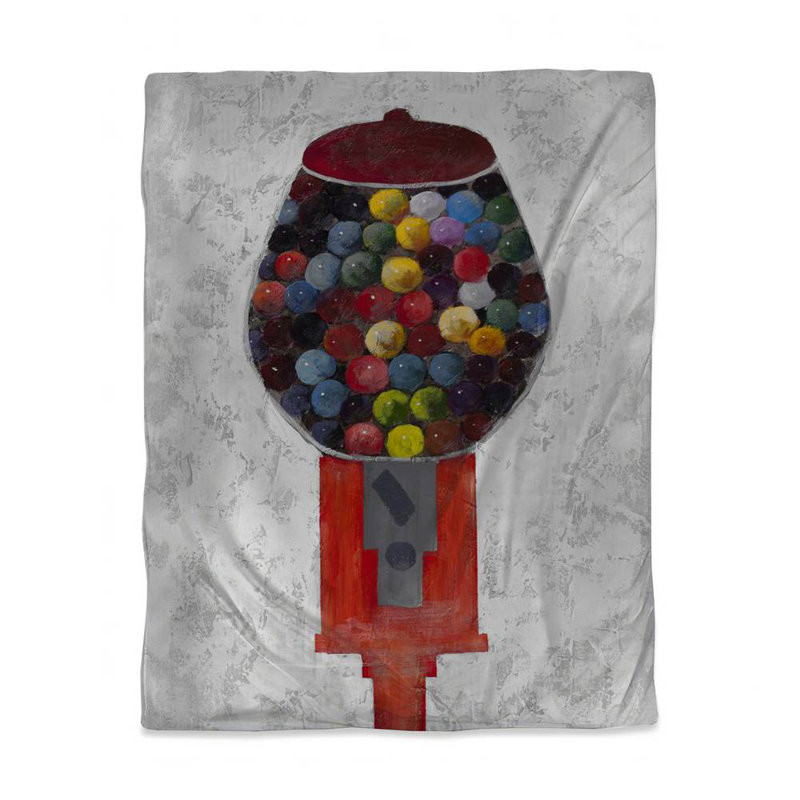 Object Gray Bedroom Duvet Cover | Chewing Gum Dispenser Decor