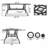 Outdoor Cast Aluminum Rectangular Dining Table