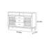 Buffet mural multifonctionnel