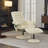 PU Leather Massage Reclining Chair with Ottoman-2105266456