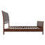 Lit plateforme en bois massif Valencia avec pied de lit assorti Valencia-1230722529-1230722589