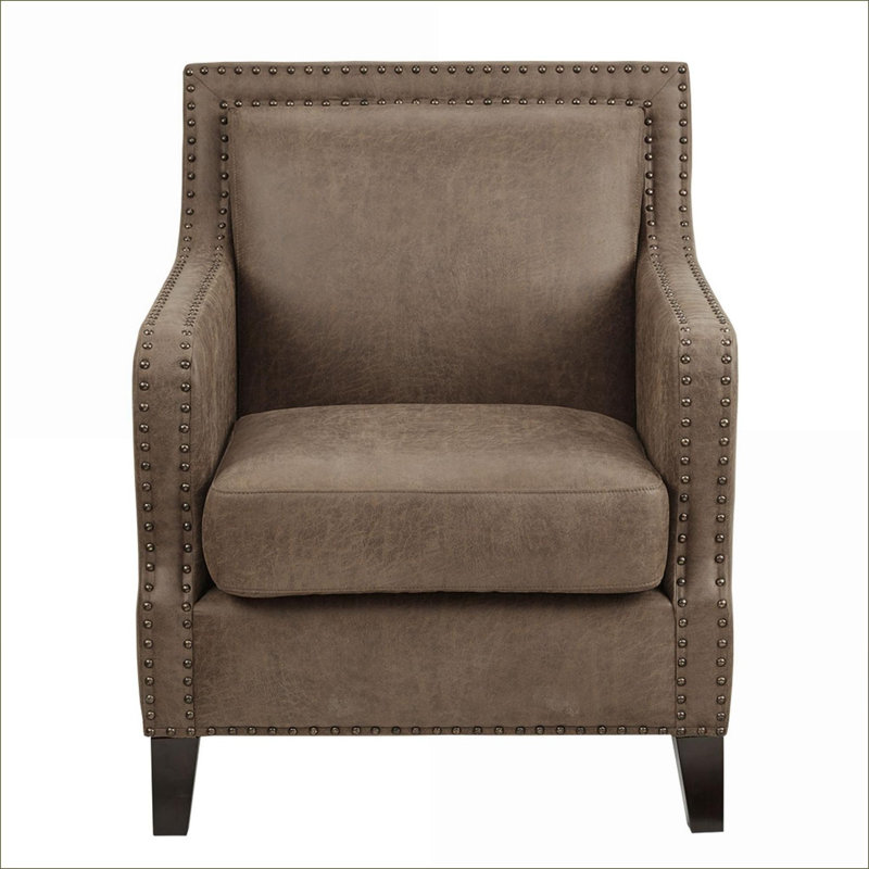 Chaise d'appoint rembourrée pour adultes Shasta, siège simple confortable pour le salon, petits espaces de chambre à coucher