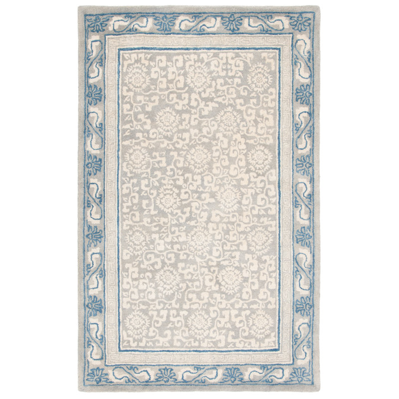 Antiquity Hand Tufted Wool Oriental Rug, Rectangle 5' x 8'