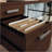 Desk, Brown Finish