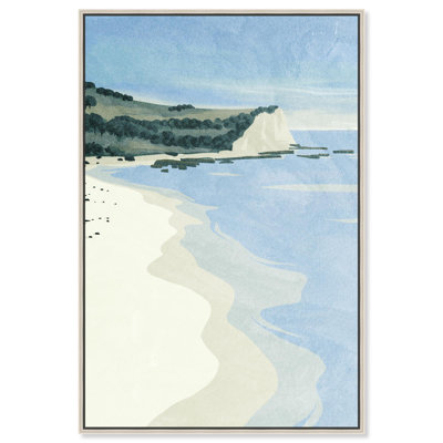 «Island Getaway Vert», art moderne sur toile par Art Remedy