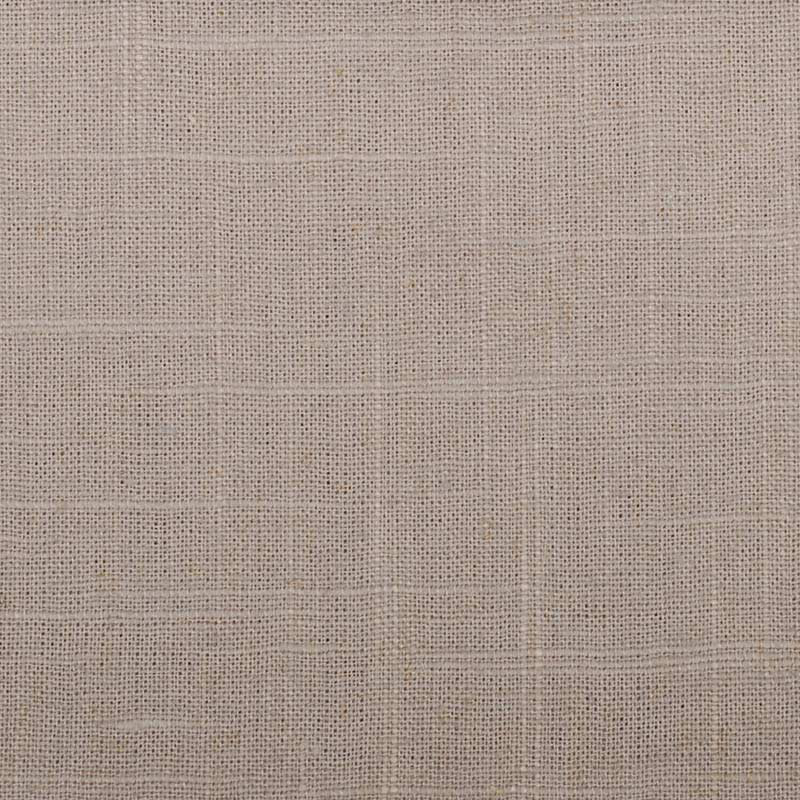 Burton Solid Linen Fabric, Grey 1