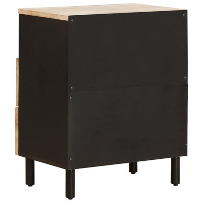 50cm W Solid Wood Bedside Table