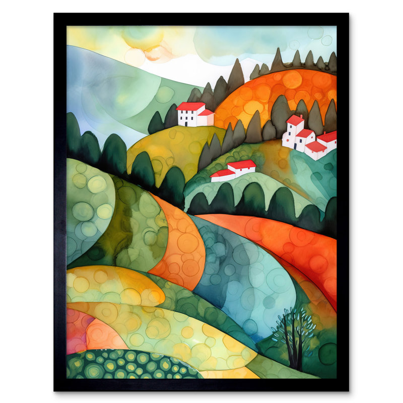 Countryside Of Florence Italy - Single Picture Frame Print