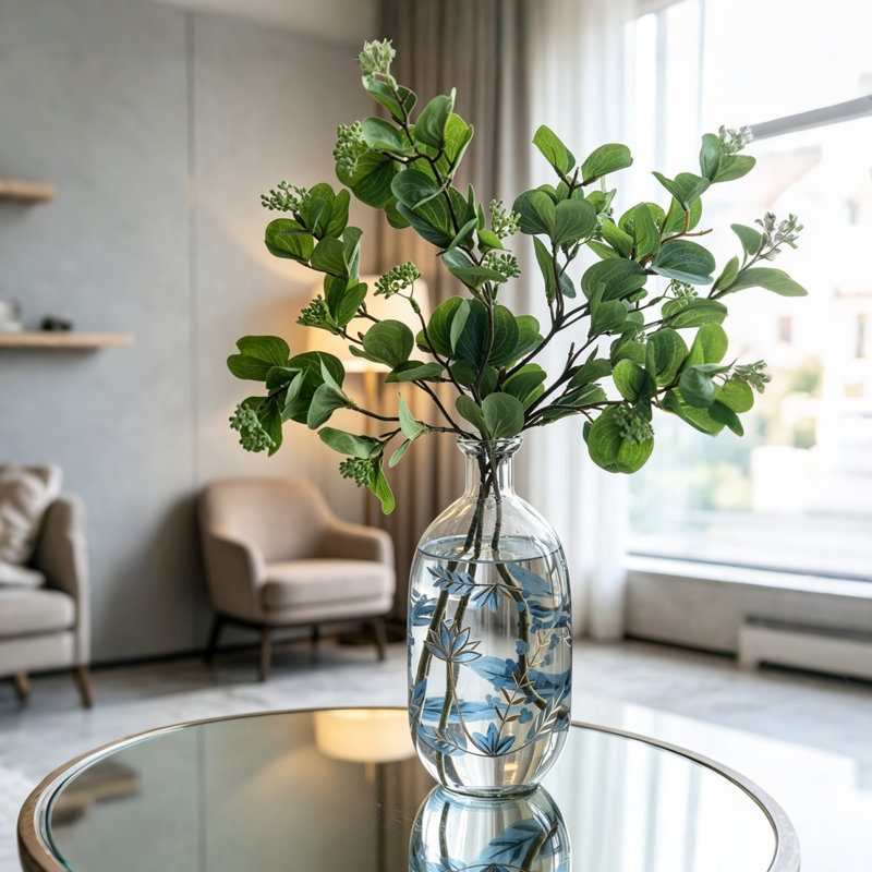 Vase de table Botanical Blue and Gold