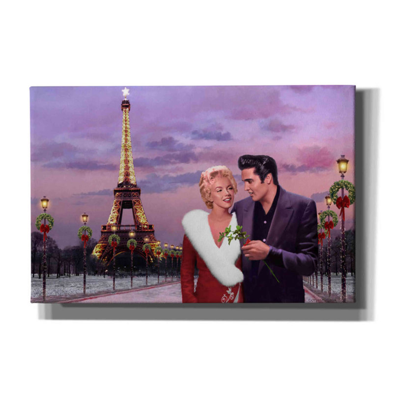 Chris Consani sur toile, H 12 po x l 18 po x P 0,75 po