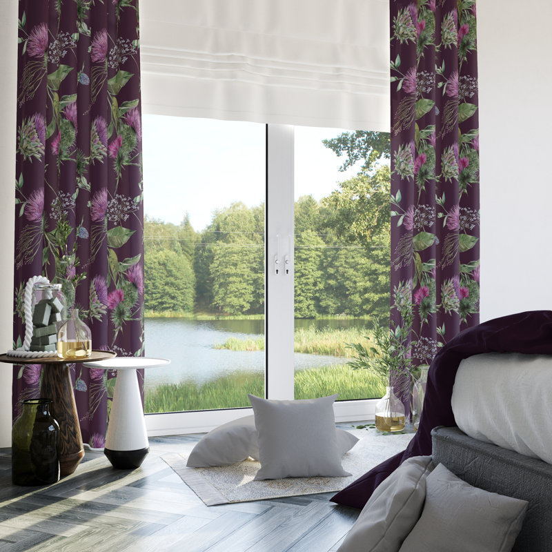 Semi Sheer Curtain Pair, 20" W x 61" L