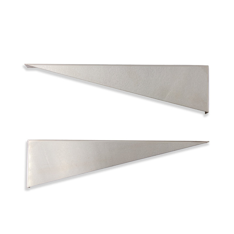 8443v Wall Mounting Brackets, Polished Stainless Steel