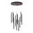 12-light Tassel Tube Flute Led Integrated cascade Chandelier-1720956032